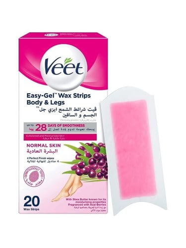 شرائح شمع فيت لإزالة الشعر للبشرة العادية - 20 شري...