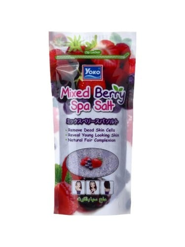 يوكو ملح سبا للجسم بالتوت المشكل 300 جرام
