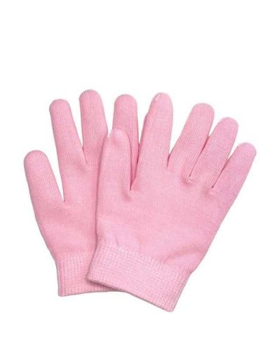 قفازات جل لترطيب وتنعيم اليدين من سبا سيستم - وردي