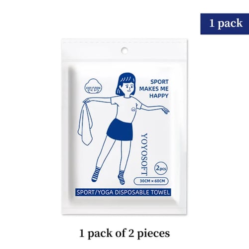 مناشف للوجه والجسم استخدام مرة واحدة من يويو سوفت...