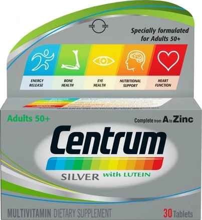 سنتروم سيلفر مكمل غذائي - 30 قرص