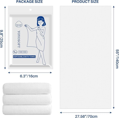 مناشف صحية للاستخدام مرة واحدة من يويو سوفت - 70×1...
