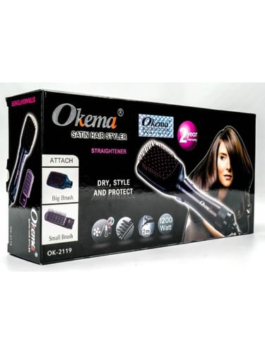 فرشاة تصفيف وفرد الشعر 1200 واط من اوكيما - OK-211...