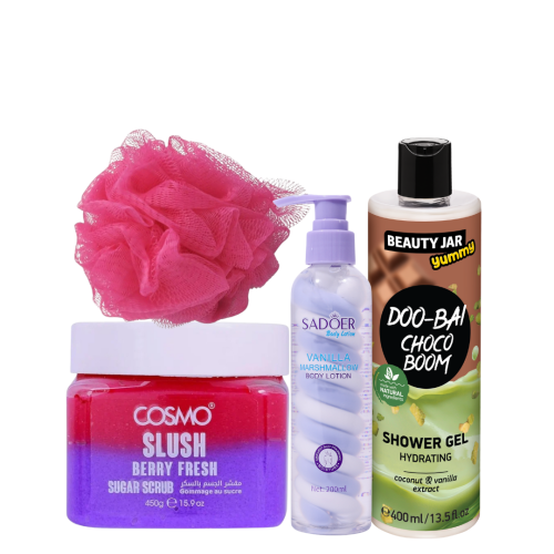 مجموعة سويت ريلاكس للاستحمام والعناية - 4 قطع