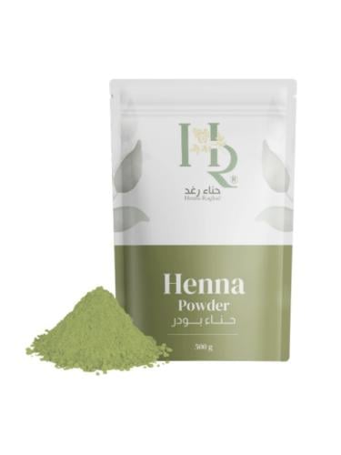 حناء بودره فريش طبيعي ١٠٠٪ من حناء رغد - 500جرام