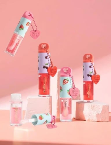 مرطب وملمع شفايف من ريل بيوتي - 5 مل | الوان متنوع...