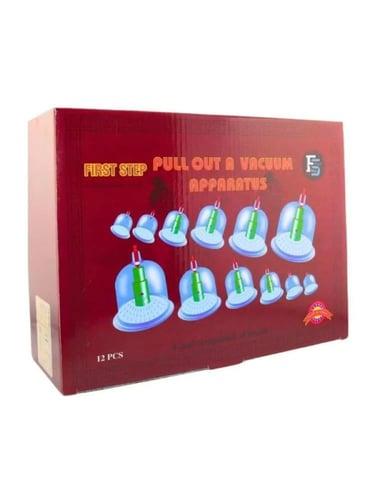 طقم حجامة - 12 كاسة