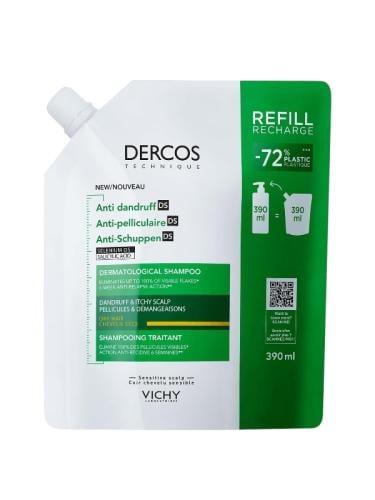 شامبو مضاد للقشرة للشعر الجاف ديركوس من فيشي - 390...