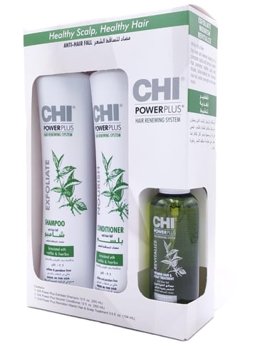 المجموعة الثلاثية لتساقط الشعر من تشي (شامبو + بلس...