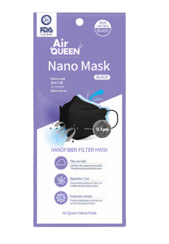 كمامة اير كوين | اسود