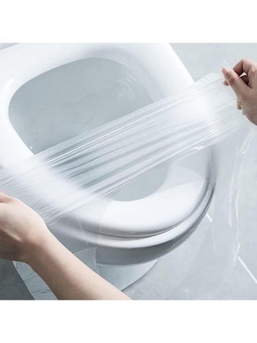 غطاء بلاستيكي لكرسي المراحيض - 6 حبات
