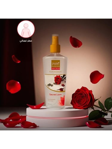 معطر الجسم سيكرت لوف للنساء من بيور بيوتي - 250 مل