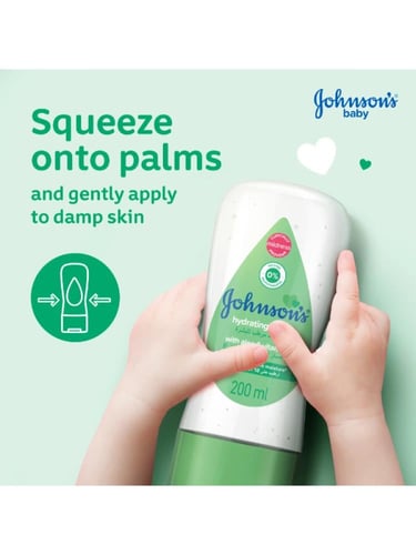 جل زيت مرطب للأطفال بالصبار وفيتامين E من جونسون ،...