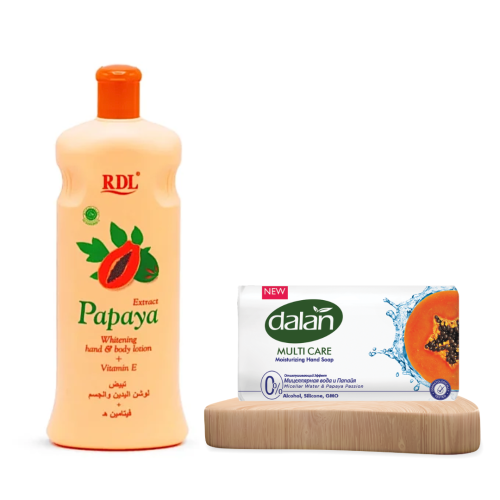 مجموعة تبييض اليدين والجسم بالـ بابايا - لوشن و صا...
