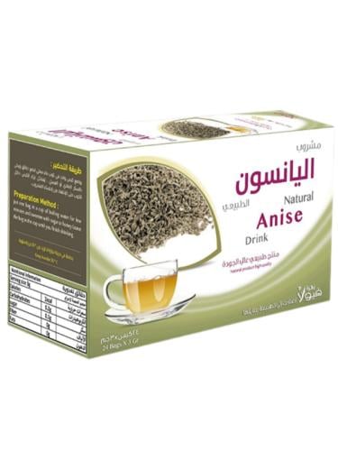مشروب اليانسون الطبيعي من زهرة فيولا , 24 حبة