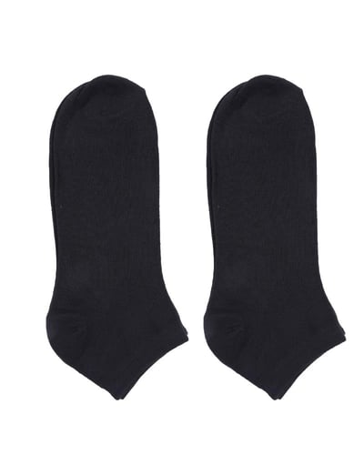 جوارب يومية لون اسود للرجال - 12 قطعة | مقاس 40–46