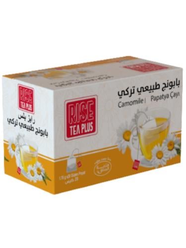 شاي بابونج طبيعي تركي من رايز بلس , 20 كيس
