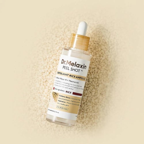 أمبول الأرز الأبيض لتقشير وإشراقة البشرة من دكتور...