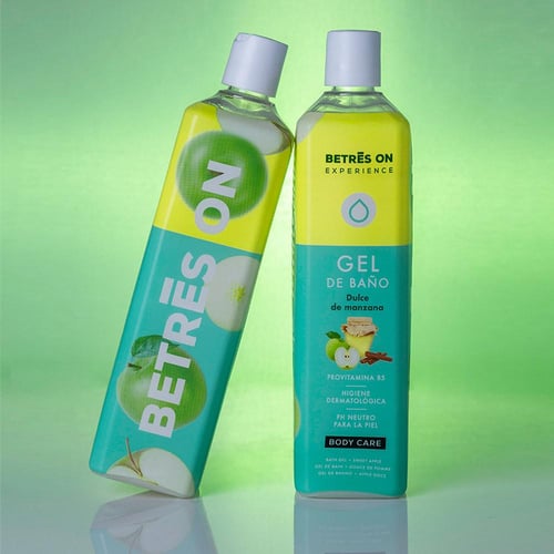 مجموعة جل وسائل استحمام برائحة الزهور و التفاح الح...