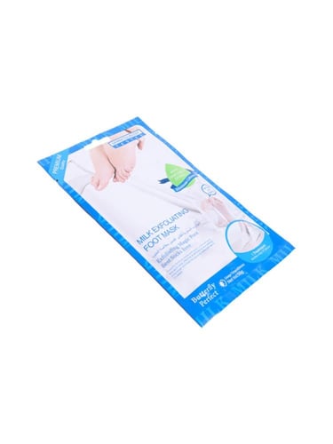 قفازات سحرية لتقشير القدمين بخلاصة الحليب من بترفل...