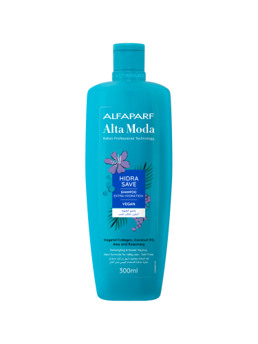 Alta Moda Hydra Safe Hydrating Shampoo for All Hair Types by Alfaparf – 300 ml