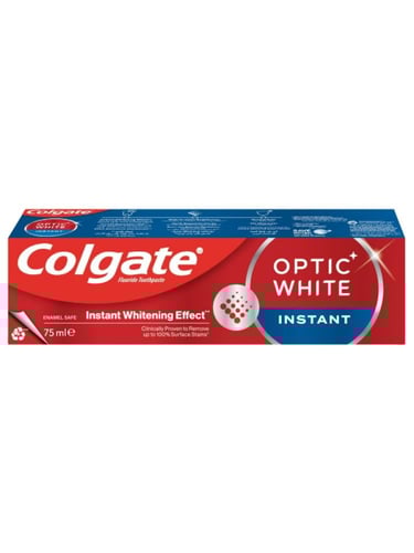 معجون الاسنان اوبتيك وايت للتبييض الفوري من كولجيت...
