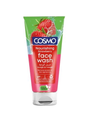 غسول مغذي للوجه بخلاصة الفراولة من كوزمو - 150 مل
