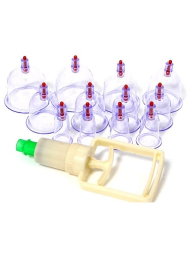 طقم حجامة - 12 كاسة