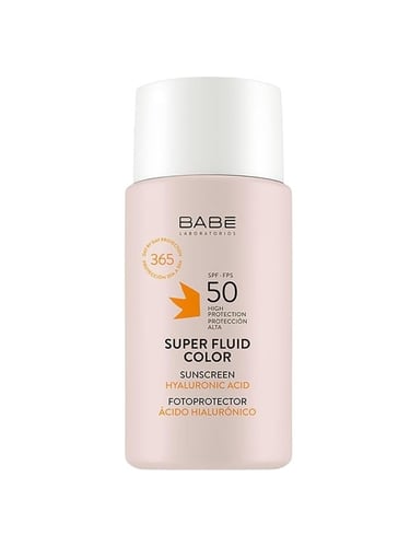 واقي شمس ملون سوبر فلويد SPF50 بحمض الهيالورونيك م...
