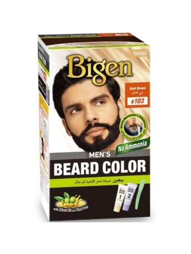 بيجين صبغة شعر اللحية للرجال بني غامق B103