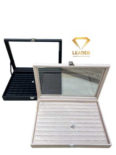علب لتنظيم وحفظ الخواتم (غرز )