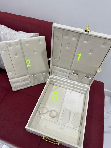 شنطة مجوهرات ثلاثة ادوار