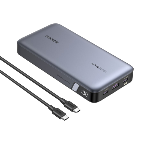 يوجرين شاحن متنقل بمنفذين PD ومنفذ USB بسعة 25000...