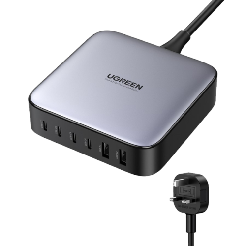 يوجرين شاحن مكتبي 4 منافذ PD وبمنفذين USB بتقنية G...