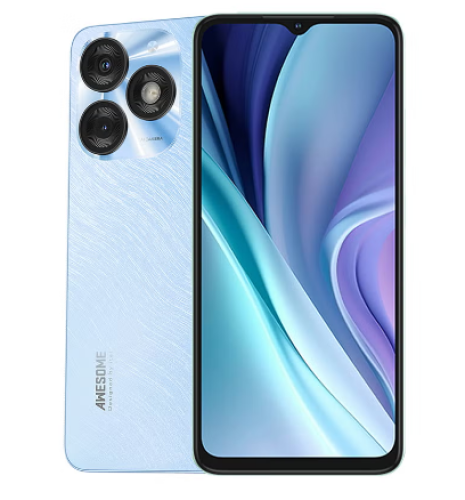 ايتل A50ذاكرة 64جيجا رام 3+3 رام 4G سماوي