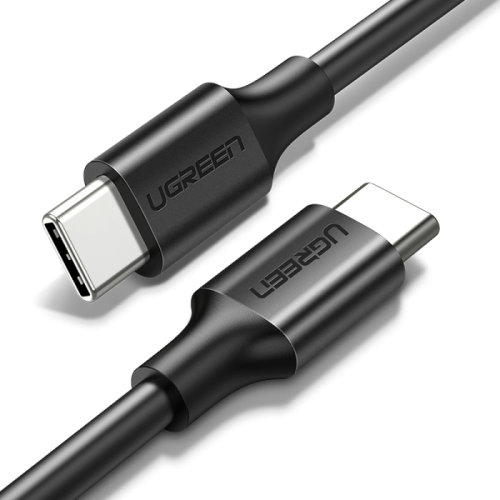 يوجرين سلك شاحن من USB-C إلى USB-C بطول 2 م - أسود