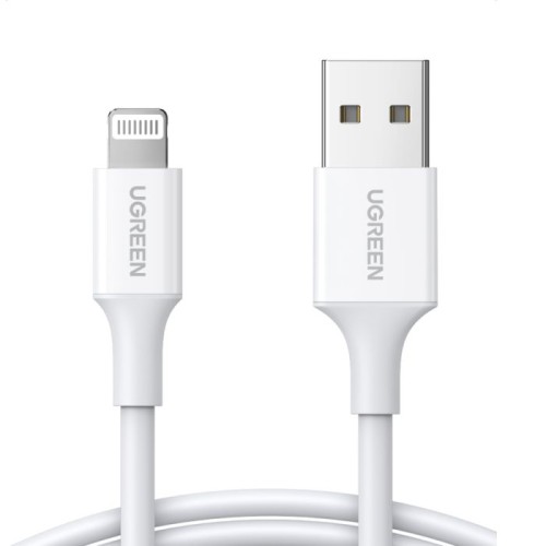 يوجرين سلك شاحن USB إلى آيفون بطول 2 م - أبيض