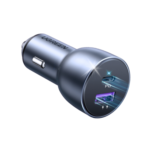 يوجرين شاحن سيارة بمنفذ PD ومنفذ USB وبمجموع القوة...