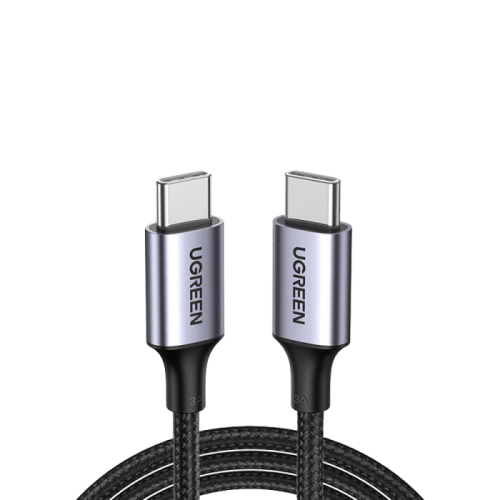 يوجرين سلك شاحن من USB-C إلى USB-C مضفر بطول 1 م -...