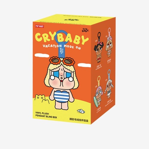 CRYBABY Vacation Mode On Series-Vinyl Plush Pendan...