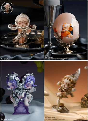 SKULLPANDA The Feast Begins Series Figures