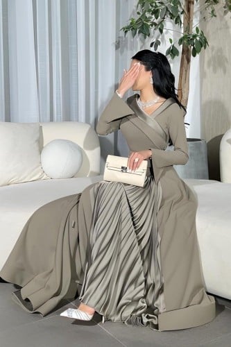 فستان سهره كم طويل