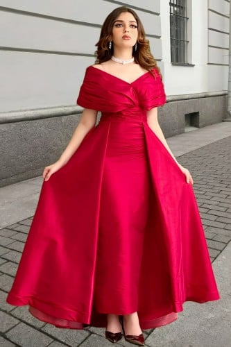 فستان سهرة ناعم