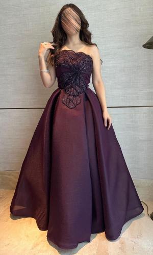 فستان سهرة توب اوف شولدر