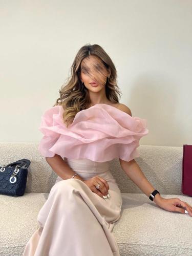 فستان سهرة ناعم