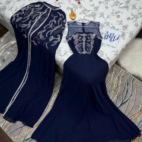 فستان بشت شيفون