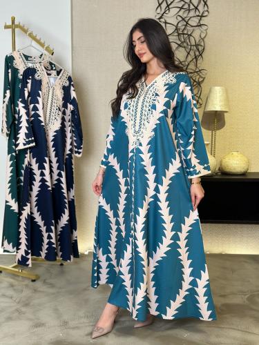 جلابية خامة كريب ناعم