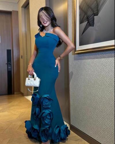 فستان سهرة ناعم خامة باربي