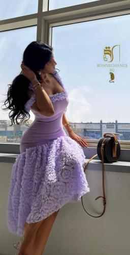 فستان سهرة موف ميد ناعم