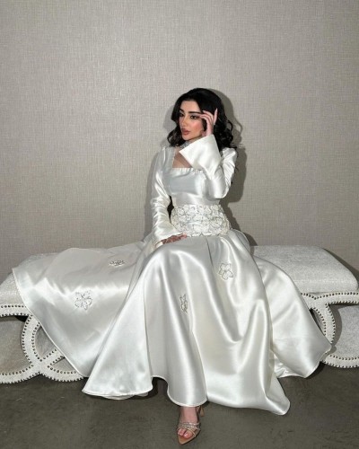 فستان سهره كلوش مطرز